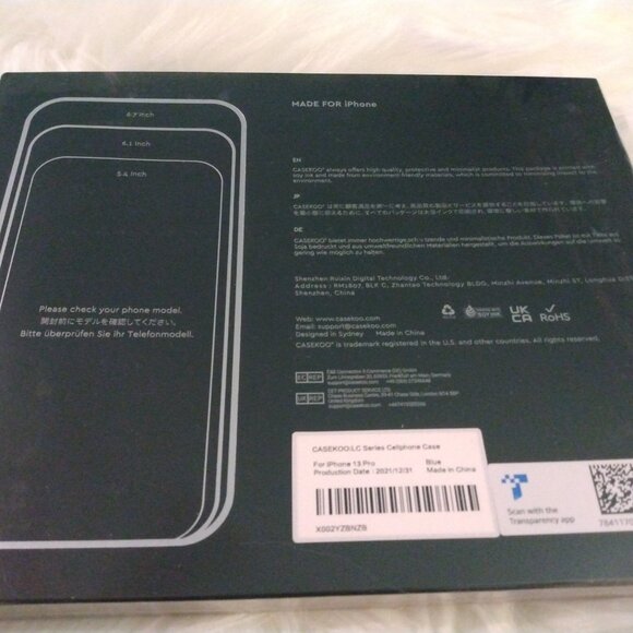Casekoo LC series cellphone case iPhone 13 Pro color Blue New - Picture 2 of 3